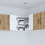 VidaXL vidaXL Dishwasher Panel Lucca Artisan Oak 57 x 57 x 40 cm 4