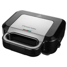 Russell Hobbs Sandwich Maker 3 in 1 Creations (Waffle maker, panini press or grill, 3 removable plates with non-stick coating, dis