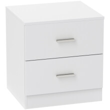 Bedside Table with 2 Drawers, Modern Nightstand, Cabinet Drawers Side Storage Unit for Bedroom, Living Room