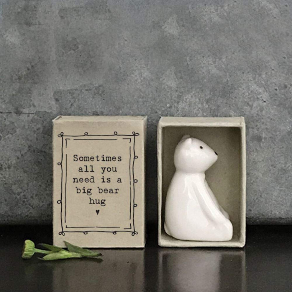 East Of India East Of India: Porcelain Bear - All You Need Is A Big Bear Hug