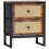 Industrial-Natural Bedside Table - Brown 1