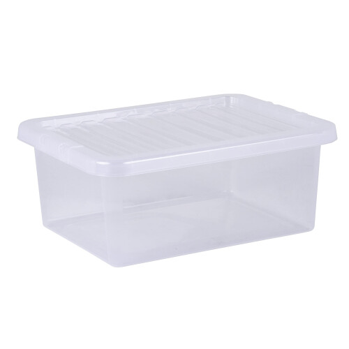 Wham Wham Pack 5 Crystal 17L Box & Lid Clear