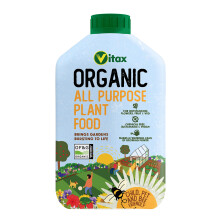 Vitax Organic All Purpose Plant Food - Concentrated organic, plant-based feed for all around the garden. 1 Litre - Makes 200 Litre