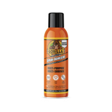 Gorilla Heavy Duty Spray Adhesive 400ml - 2 Pack - Permanent, Fast-Drying Multi-Surface Bond