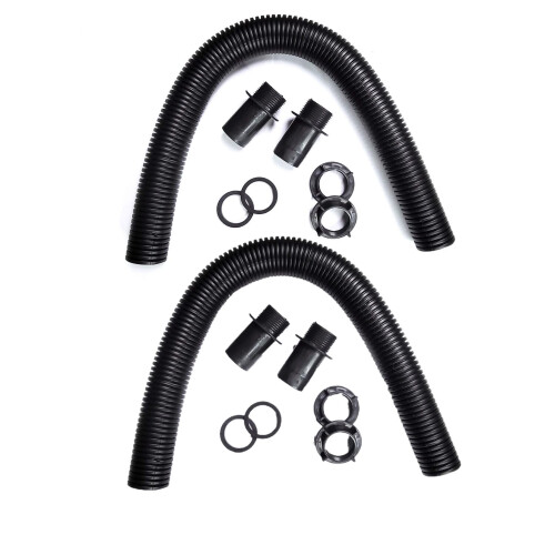 2 x Water Butt Connector Kits - Water Butt Pipe Link Connector Kit