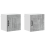 VidaXL vidaXL Dishwasher Panel Lucca 2 pcs Concrete Grey 40 x 31 x 40 cm 2