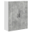 VidaXL vidaXL Dishwasher Panel Lucca Concrete Grey 80 x 31 x 100 cm 2