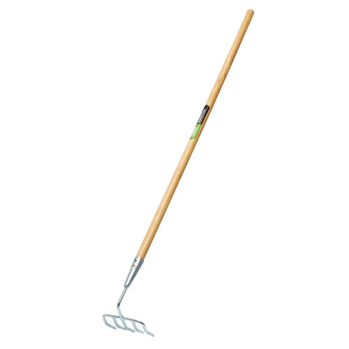 Draper Draper 09985 Long Handled Steel Narrow Rake, Silver, One Size
