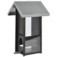 Supa Cambridge Wild Bird Seed Feeder, House Shaped Contemporary Feeder, Ideal For Small & Medium Sized Garden Birds