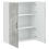 VidaXL vidaXL Dishwasher Panel Lucca Concrete Grey 80 x 31 x 100 cm 5