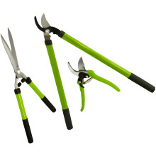 3PC Shear Set Tree Loppers Heavy Duty Professional Hedge Clippers Sharp Pruning Shears Planter Garden Cutting Tool Shears Lopper S