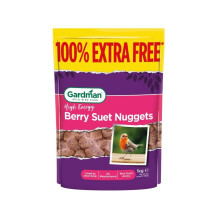 Gardman A04239 High Energy Berry Suet Nuggets, 500G + 100% Free