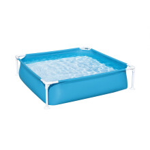 Bestway Rectangular Kids Pool, Blue, 122 x 61 x 122 cm, 365 L, Corrosion Resistant, Easy Setup, Folds for Storage, For Kids and To