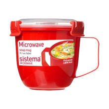 Sistema Microwave Small Soup Mug 565ml - BPA-Free Plastic