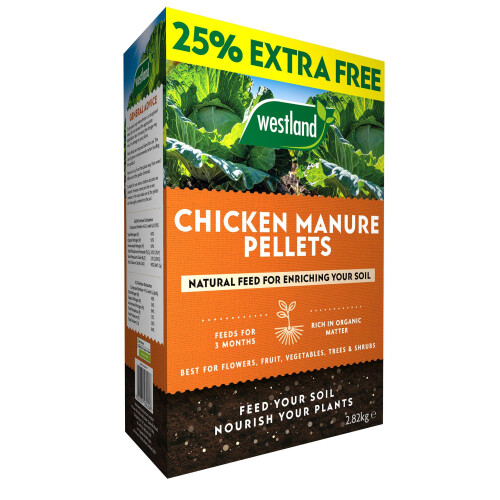 Westland Westland Chicken Manure Pellets 2.25Kg + 25% Extra free