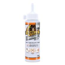 Clear Gorilla Glue 170ml - 8 Pack - Strong, Waterproof Clear Adhesive for Wood & Metal