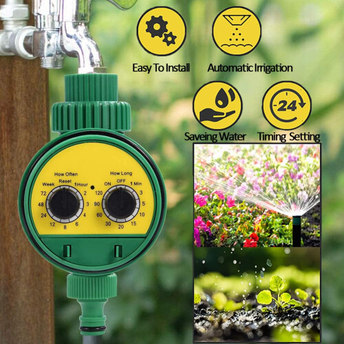 Water Timer, Electronic Garden Irrigation System Controller Watering Timers Automatic Programmable Irrigation Hose Timer, Multi-Fu 2