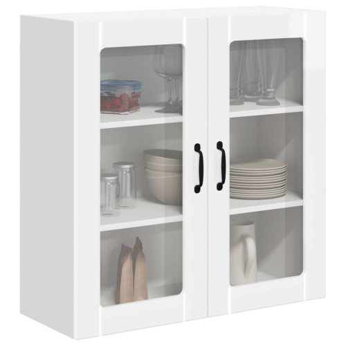 VidaXL vidaXL Dishwasher Panel Lucca High Gloss White 80 x 31 x 80 cm 1