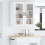 VidaXL vidaXL Dishwasher Panel Lucca High Gloss White 80 x 31 x 80 cm 4