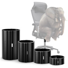 Sytopia Fix Sinking Office Chairs, 4 Pieces Clamps Chair Height Extenders, Stop Gas Cylinder Sliding Down, No Tools Required, up t