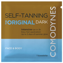 Comodynes Serviettes Autobronzantes pour le Visage et le Corps - Bronzage Intensif et Rapide - Tous Types de Peau - Individuellement Emballées