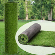 WALPLUS 4m x 1m Artificial Grass - UV Protection Fake Grass with UV Resistant Fibres, 20mm Pile Height, Ideal Astro Turf for Garde