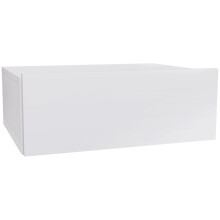Floating Bedside Table, Wall-Mounted Nightstand with Storage Drawer, Small Side End Table for Bedroom, White