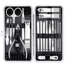 Nagelknipper Set voor Vinger- en Teennagels, Manicure Pedicure Kit - 18-delige RVS Professionele Verzorgingsset