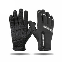 (XL) Thermal Full Finger Windproof Cycling Gloves for Winter Outdoor Sports