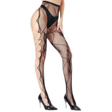 (Black) Sexy Patterned Fishnet Thigh-High Hosiery Stockings for Women