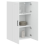 VidaXL vidaXL Dishwasher Panel Lucca White 60 x 31 x 100 cm Engineered Wood 3