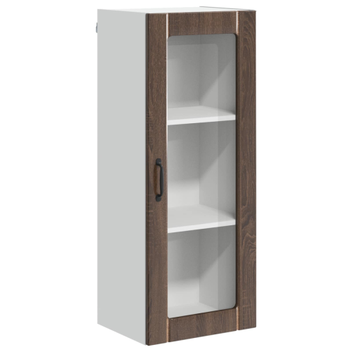 VidaXL vidaXL Dishwasher Panel Lucca Brown Oak 40 x 31 x 100 cm 1