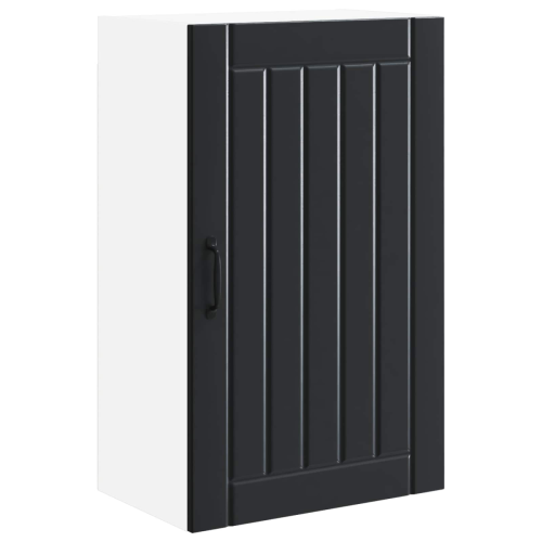 VidaXL vidaXL Dishwasher Panel Lucca Black 50 x 31 x 80 cm Engineered Wood 1