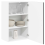 VidaXL vidaXL Dishwasher Panel Lucca Black 50 x 31 x 80 cm Engineered Wood 3