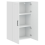 VidaXL vidaXL Dishwasher Panel Lucca White 60 x 31 x 100 cm Engineered Wood 5
