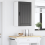 VidaXL vidaXL Dishwasher Panel Lucca Black 50 x 31 x 80 cm Engineered Wood 4