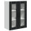 VidaXL vidaXL Dishwasher Panel Lucca Black 60 x 31 x 80 cm Engineered Wood 2