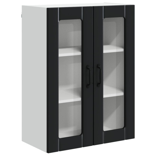 VidaXL vidaXL Dishwasher Panel Lucca Black 60 x 31 x 80 cm Engineered Wood 1