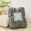 Double-Layer Raschel Fleece Blanket 70x100cm Grey 4