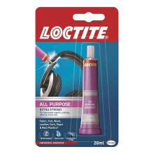 Loctite All Purpose Extra Strong Adhesive 20ml (3 Pack) - Extra Strong Clear Adhesive for Crafts, Fabric, Wood, Plastic & More