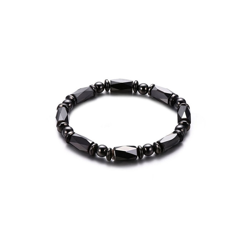 Black (3) Magnetic Bracelet Beads Hematite Stone Therapy Health Care Jewelry