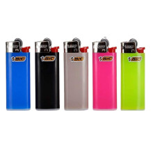 5 x New Mini BIC Lighter Child Resistant Assorted Colours