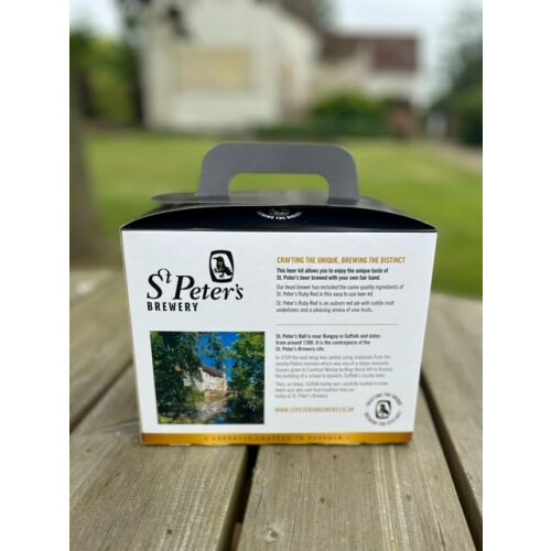 St Peters Brewery Homebrew Ruby Red Ale Beer Kit makes 40 pints 2