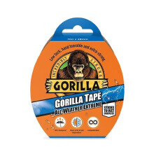 Gorilla All Weather Extreme Tape Black (48mm x 11M) - 3 Pack - Heavy Duty Waterproof Adhesive Tape for Outdoor Repairs