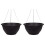 2 x Round Venetian Hanging Bas 1
