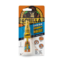 Gorilla Glue Brush & Nozzle 12g - 12 Pack - Precision-Controlled Impact-Resistant Adhesive with Dual Applicators