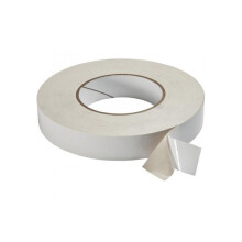 Double Sided Tape (2 Rolls) - 25mm x 50M Roll Multipurpose Sticky Adhesive Craft Tapes
