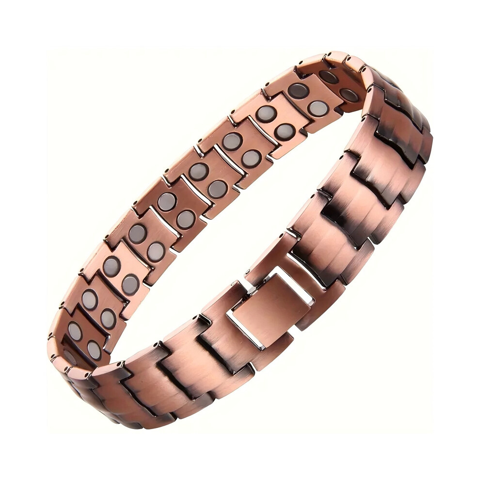 Men's Magnetic Pure Copper Bangle for Arthritis Pain Relief Therapy