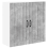 VidaXL vidaXL Dishwasher Panel Lucca Concrete Grey 80 x 31 x 80 cm 2