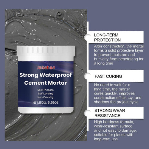 (5PCS) 1-5x Strong Waterproof Cement Mortar -Multifunctional Self-Leveling Cement Mortar 1